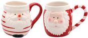 Hit Trading B.V. tasse de Noël - Père Noël - 8 x 11 cm - céramique - 400 ml - gobelet - tasse à café/tasse à thé