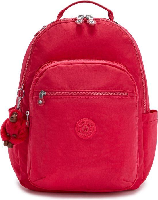 Kipling SEOUL Rugzak - True Pink - 27 Liter - 15 inch