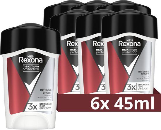 Rexona Men Maximum Protection Intense Sport Deodorant - 6 x 45ml