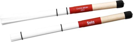 Sela SE 035 Cajon Brush 180 - Percussie mallets