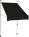 vidaXL Awning manually retractable 100 cm anthracite