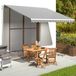 Maison Exclusive - Pièce de rechange pour store, anthracite et blanc, 400x350 cm, polyester