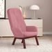 vidaXL Relaxstoel fluweel roze