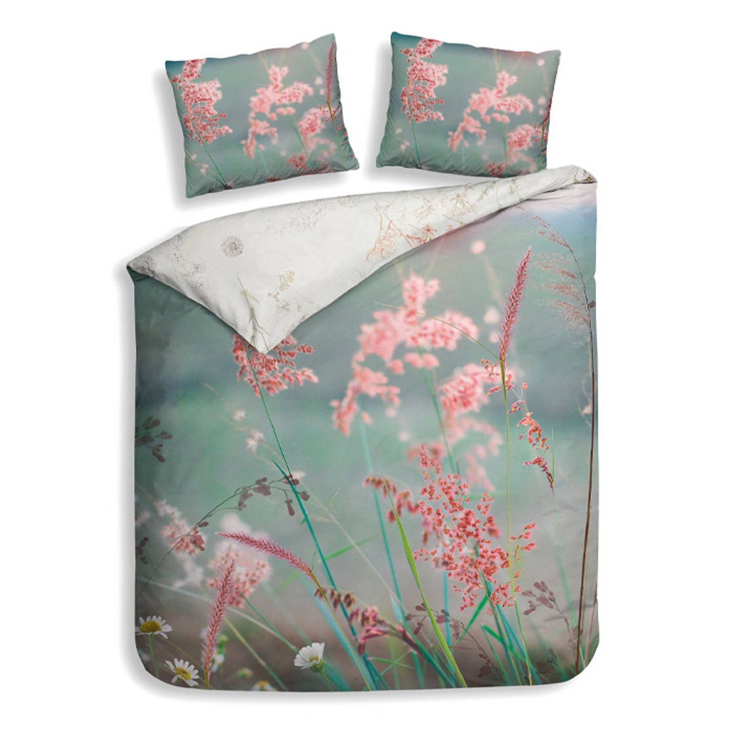 Heckett & Lane Gabrielle Dekbedovertrek - Grijs - 140x200/220 cm - 8718518346894