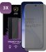 MobyDefend 3-Pack Screenprotectors - Geschikt voor Oppo Reno15 F / Oppo Reno15 FS - HD Privacy Glass