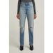 G-Star Viktoria High Straight Medium Blue Jeans femme