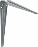 AMIG Plankdrager/planksteun van metaal - gelakt grijs - H350 x B300 mm