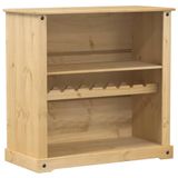 VidaXL Wijnkast Corona 107,5x51x105,5 cm Massief Grenenhout