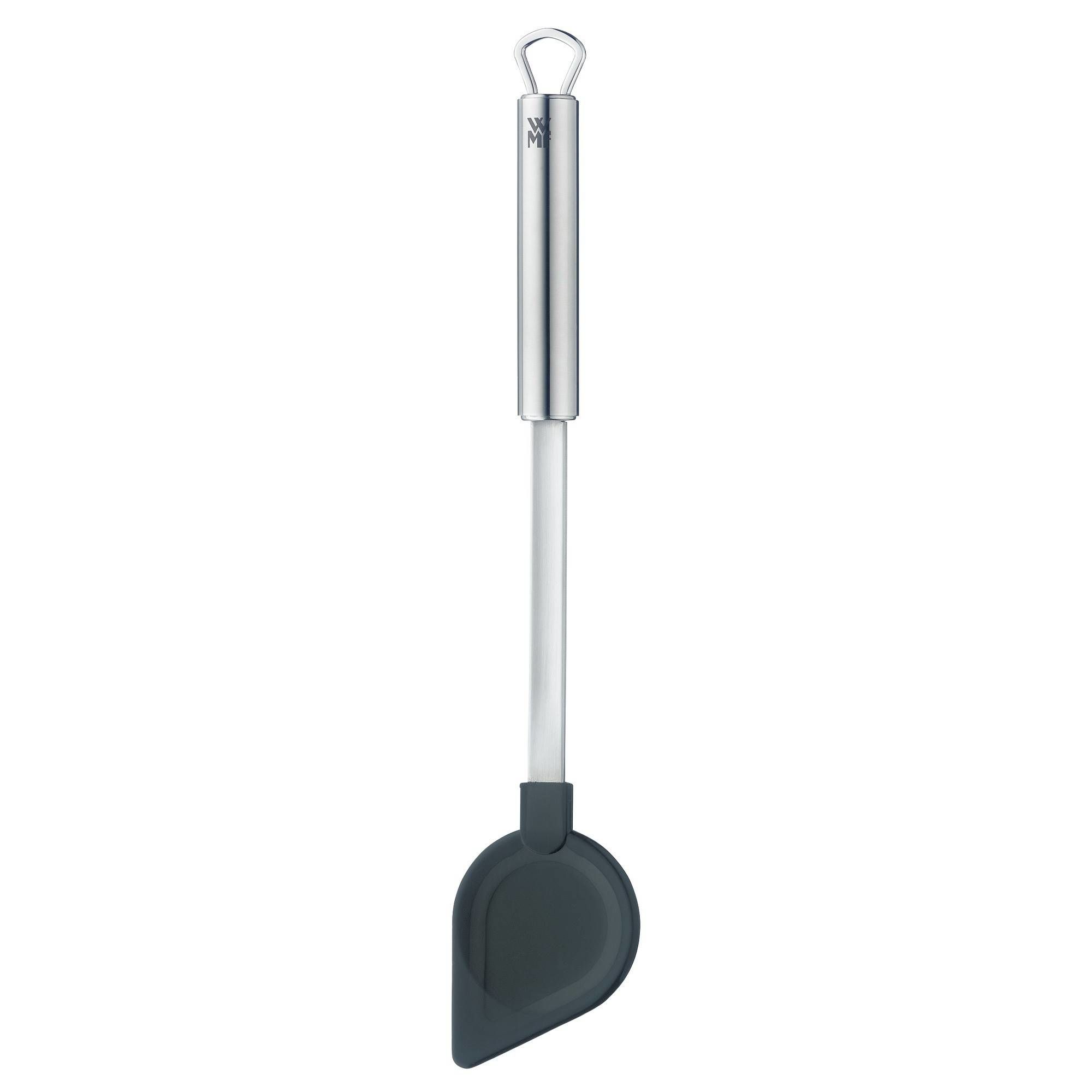 WMF Profi Plus Kooklepel Silicone, Roestvrijstaal, Zwart, 32 cm