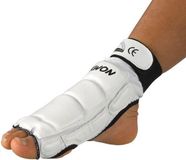KWON Taekwondo Voetbeschermers Wit Maat L Imitatieleer