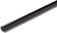 RS PRO GFK-ronde staaf, GFK zwart 1,35 g/cm³, Ø 6 mm x 1 m, verpakking van 5 stuks