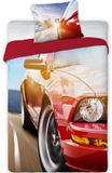 Dreamee Dekbedovertrek Turbo car 140 x 200 cm 70 x 90 cm - 100% katoen