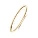 Lucardi Dames 14 karaat geelgouden ring smal