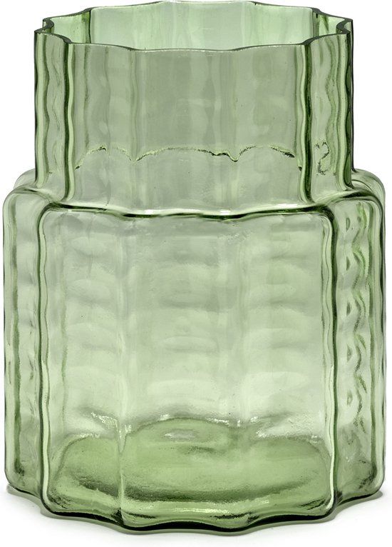 Serax Wave Vaas - 21 cm - Groen