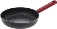 Secret de Gourmet Koekenpan Aluminium Zwart/Rood 25 cm