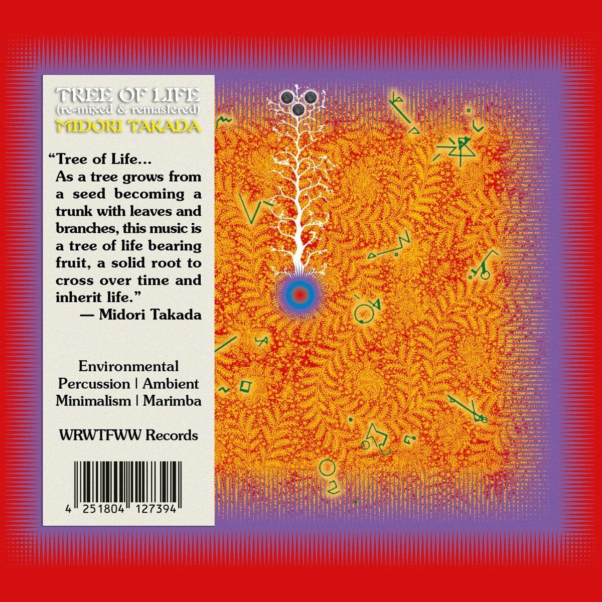 PIAS Nederland Midori Takada - Tree Of Life (CD)