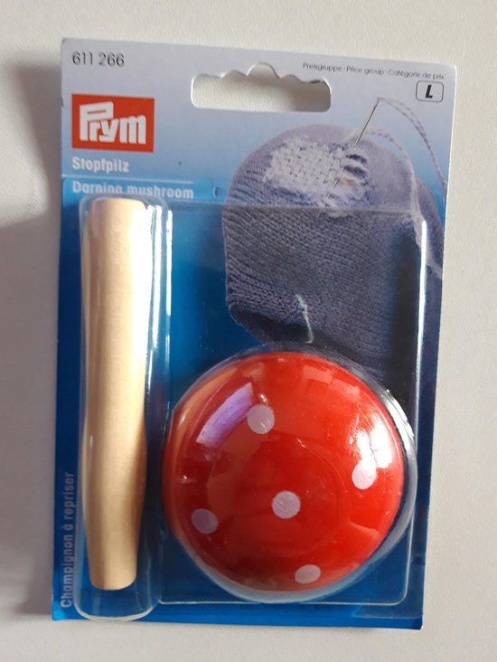 Prym Maasklos hout, rood met witte stippen 611266