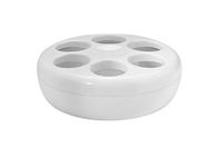 Helios Pure Cooler voor 6 flessen, wit, 30 x 30 x 10,9 cm