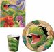 Merkloos Enfants Fête de dinosaures ensemble de vaisselle pour 8 Enfants