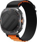 Strap-it Alpine nylon bandje - zwart/oranje