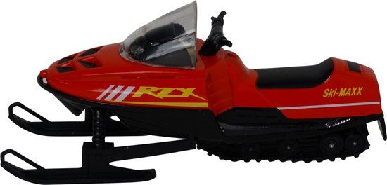 Jaegerndorfer Sneeuwscooter - Rode scooter op schaal 1:32