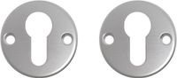 Wovar BV Cilinderrozet aluminium rond | Per set