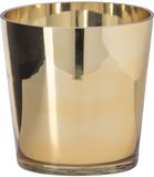 J-Line Kandelaar - glas - goud - small