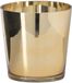 J-Line Kandelaar - glas - goud - small