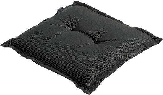 Madison Zitkussen - Rib Black - 50x50 cm - Zwart