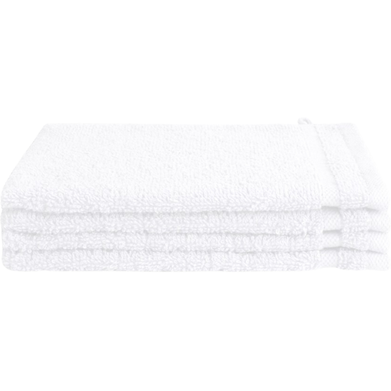 Byrklund Handdoeken set - Bath Basics - 4-delig - 4x 16x21 cm - Wit - 100% Katoen