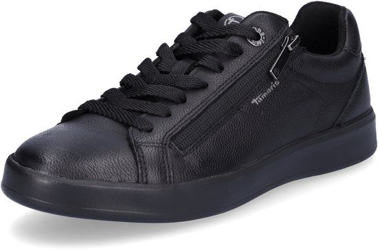Tamaris Trainers 1-23709-44 007 Zwart Dames Lage Top Sneakers - Maat 38