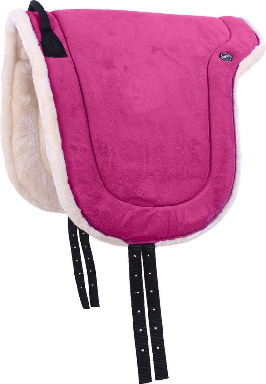 QHP Bareback Pad - Fuchsia - Pony - 16 inch