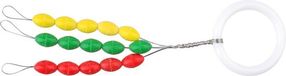 Mikado Aasstoppers S – Rubber Stoppers – Feeder & Dobber – Mixkleuren