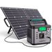 500W (piekwaarde 1000W) Centrale électrique portable, 518Wh/144000mAh Batterie domestique, générateur solaire, générateur de courant avec panneaux solaires 100W