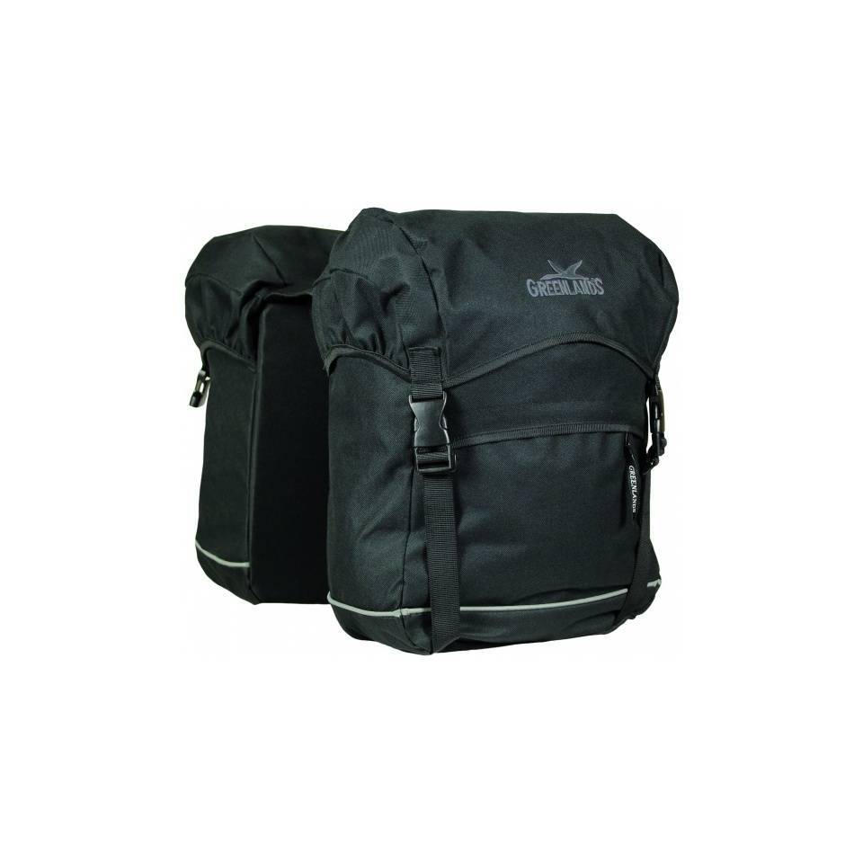 Greenlands Travel Dubbele Fietstas 40 l Zwart