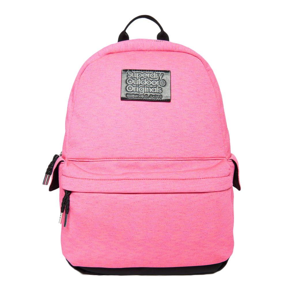 Superdry Montana Jersey Stripe Backpack pink multi stripe Roze