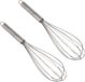 Gerimport Fouet de cuisine - 2 pièces - Inox - Argent