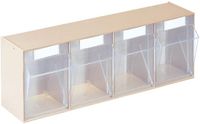 Lockweiler Transparant magazijn H 207 x B 600 x D 172 mm beige