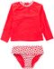 Zippy Rash Guard à manches longues rouge 4-5 ans fille