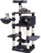 OutdoorMatch Poteau griffoir Felicia - 164cm - Noir