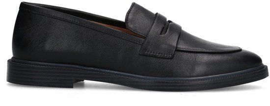 Sacha Dames Zwarte Leren Penny Loafers Maat 37