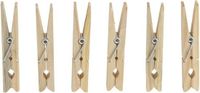 Betra Wasknijpers jumbo - 20x - Hout - Bruin