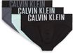 Calvin Klein Underwear Slip 3-pack Hommes Coton Élasthanne Uni Multi M