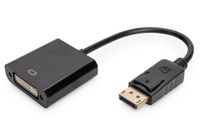 Digitus AK-340409-001-S video kabel adapter 0,15 m DisplayPort DVI-I Zwart