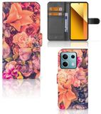 Xiaomi Redmi Note 13 5G Étui Bouquet de fleurs