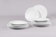 Seltmann Weiden Assiette à soupe Ronde Porcelaine Blanc 12 pcs