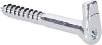 TOOLCRAFT 890692 Haakse schroefhaak type 10 50 mm Galvanisch verzinkt staal 10 stuk(s)