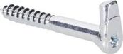 TOOLCRAFT 890692 Haakse schroefhaak type 10 50 mm Galvanisch verzinkt staal 10 stuk(s)
