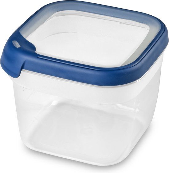 Curver Grand Chef Eco Vershoudbakje - 1,8L - Transparant/Donkerblauw