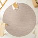 Ayyildiz Tapis d’extérieur terrasse Beige 160 cm rond